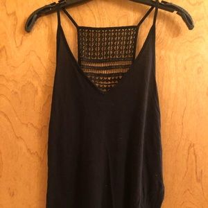 Old navy woman’s black tank top size large